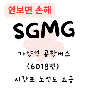 가양역 공항버스(6018번) 시간표 노선도 요금(안보면 손해) 가양역 공항버스(6018번) 시간표 노선도 요금(안보면 손해)