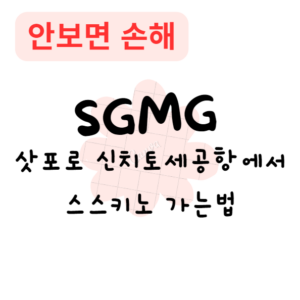 삿포로 신치토세공항에서 스스키노 가는법(안보면 손해) 삿포로 신치토세공항에서 스스키노 가는법(안보면 손해)