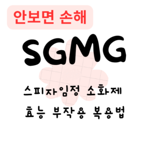 스피자임정 소화제 효능 부작용 복용법(안보면 손해)