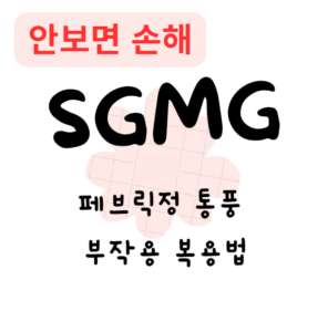 페브릭정 통풍 부작용 복용법(안보면 손해)