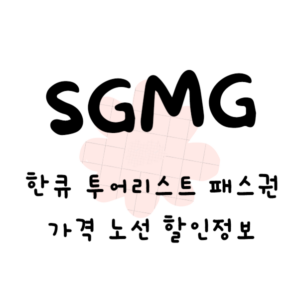한큐 투어리스트 패스권 가격 노선 할인정보(안보면 손해)
